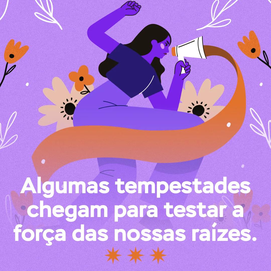 Algumas tempestades chegam para testar a força das nossas raízes.