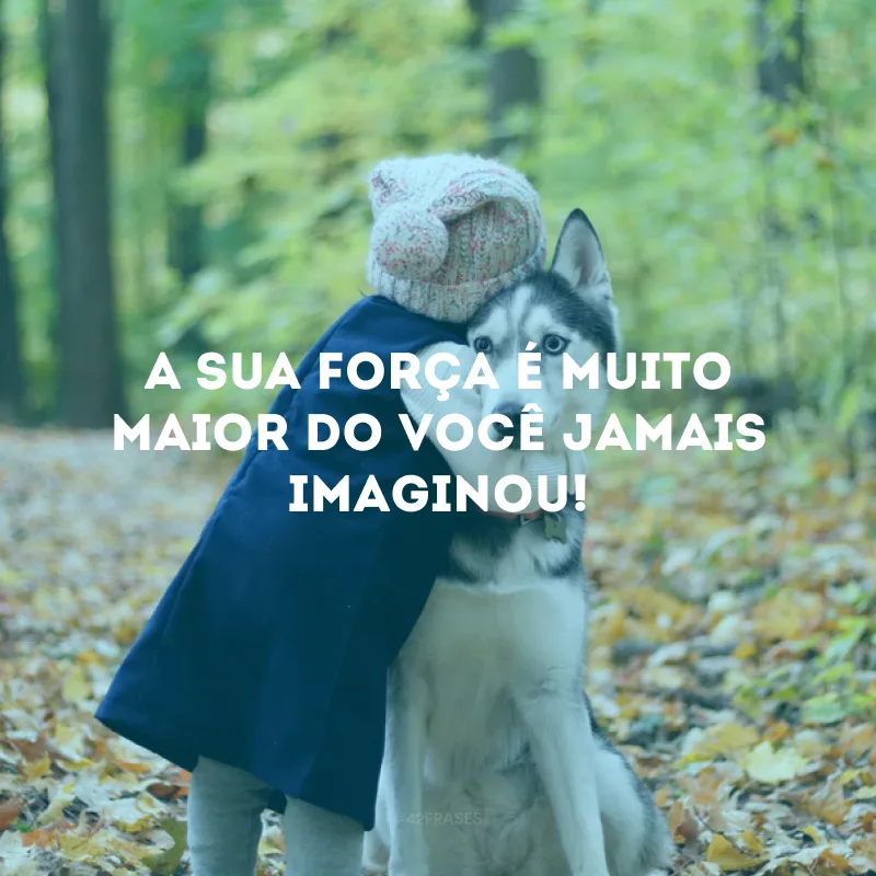 A sua força é muito maior do você jamais imaginou!