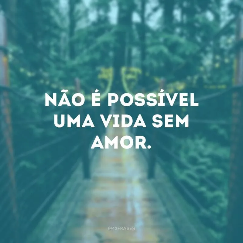 Não é possível uma vida sem amor. Ou com amor adormecido. Se você ama alguém, desperte o amor que dorme! Vez ou outra, faça algo extraordinário. Faça loucuras, compre flores, ofereça um jantar, ponha um novo perfume...