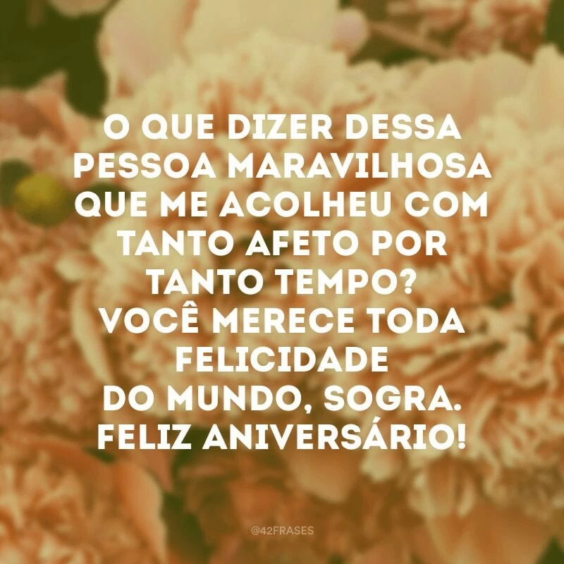 O que dizer dessa pessoa maravilhosa que me acolheu com tanto afeto por tanto tempo? Você merece toda felicidade do mundo, sogra. Feliz aniversário!