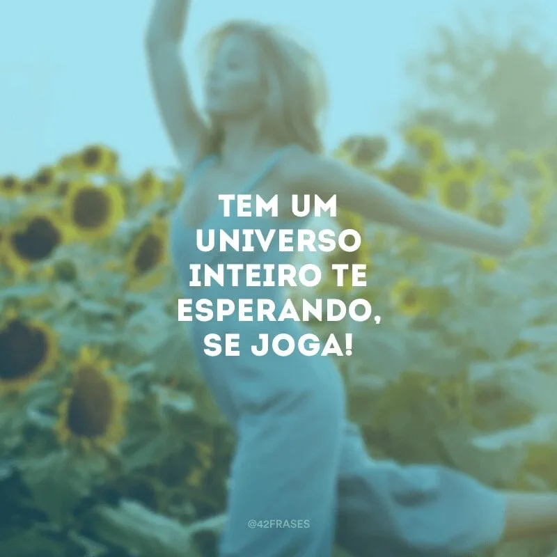 Tem um universo inteiro te esperando, se joga!