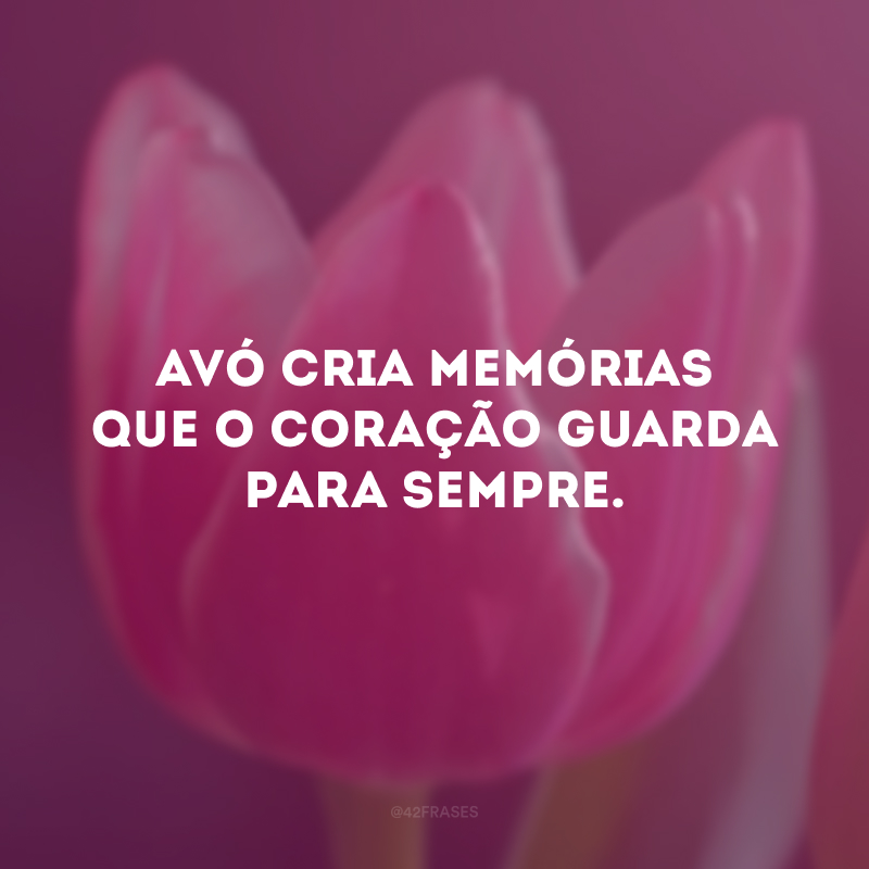 Avó cria memórias que o coração guarda para sempre.
