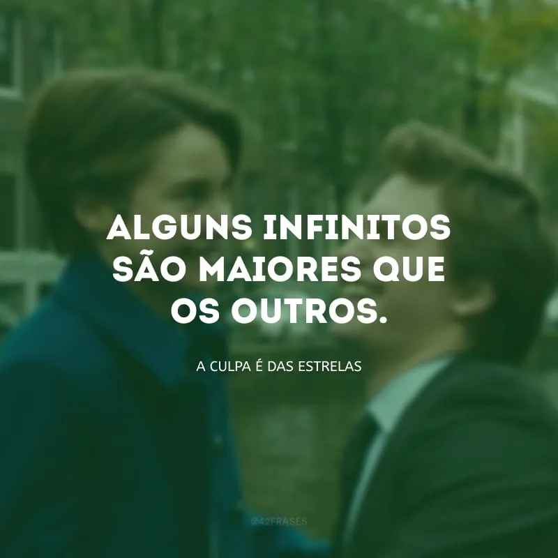 Alguns infinitos são maiores que os outros.