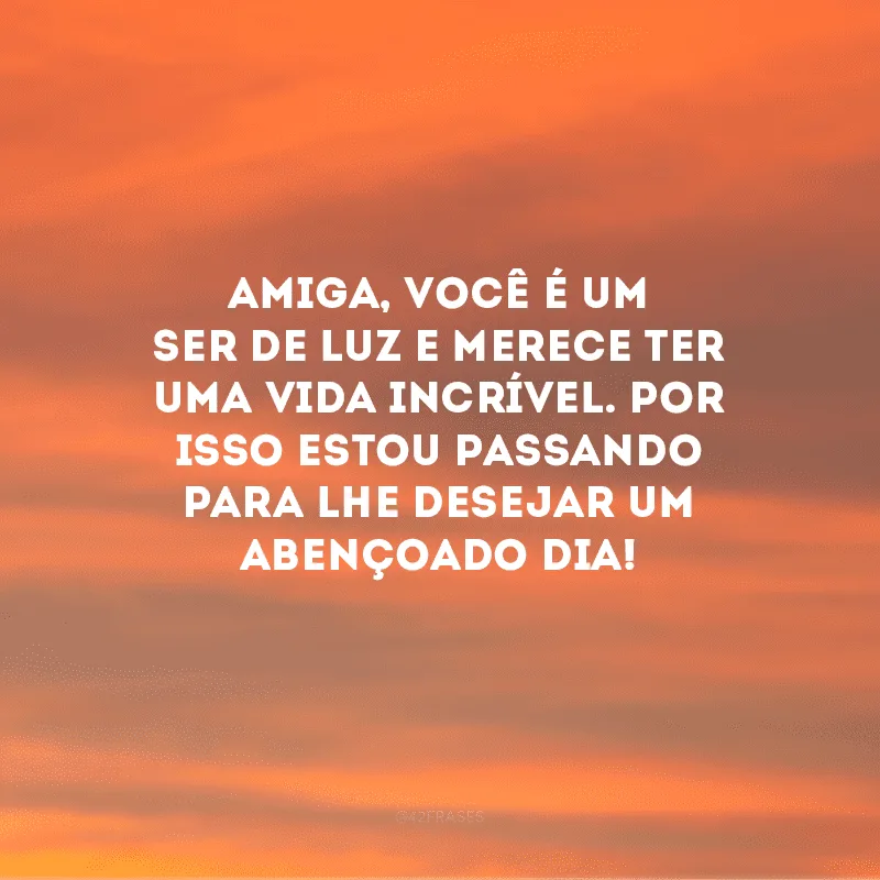 Amiga, você é o meu cantinho de paz, o meu lugar preferido no universo. Te amo muito, minha parceira de vida.
