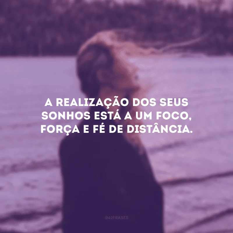 A realização não tem cor. 
