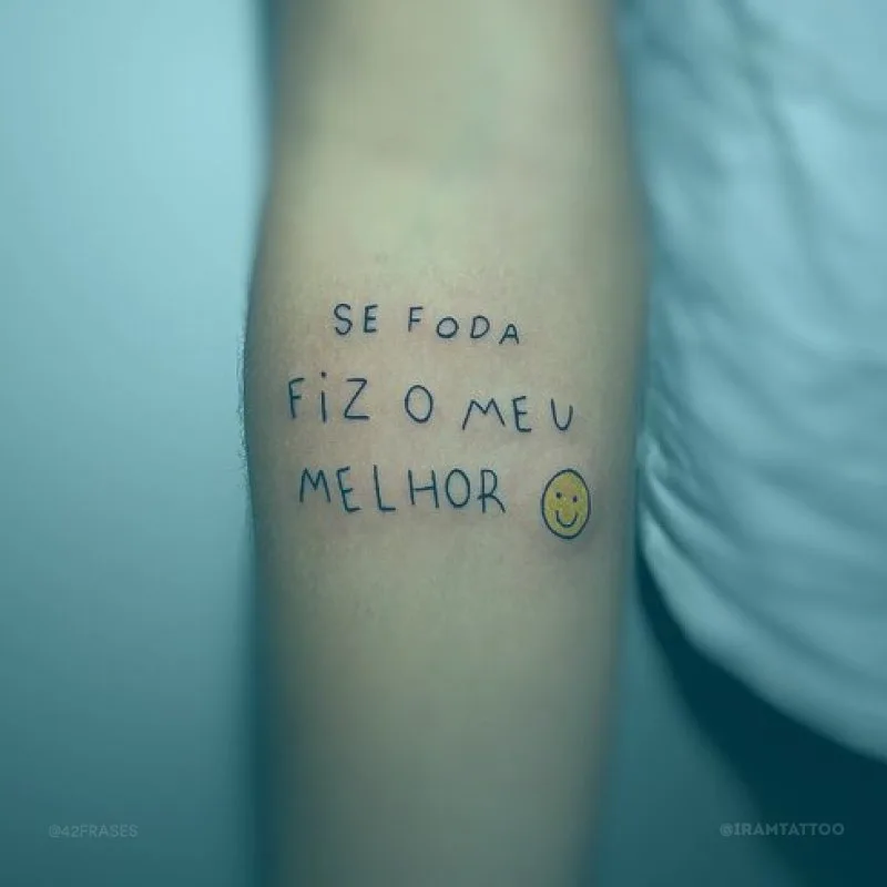 Se foda. Fiz o meu melhor.