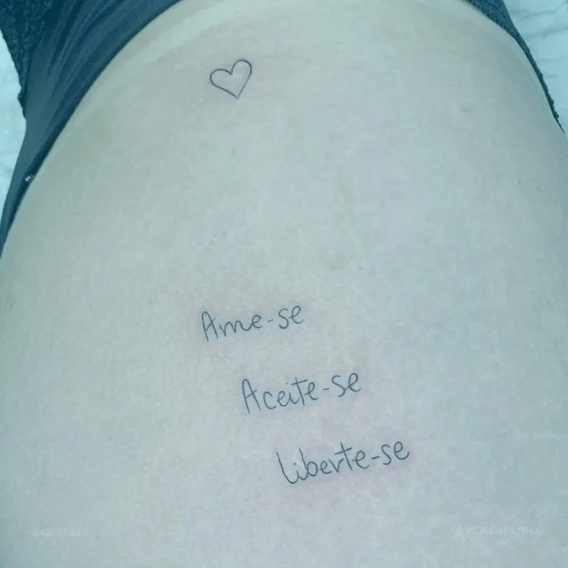 Ame-se, aceite-se, liberte-se.