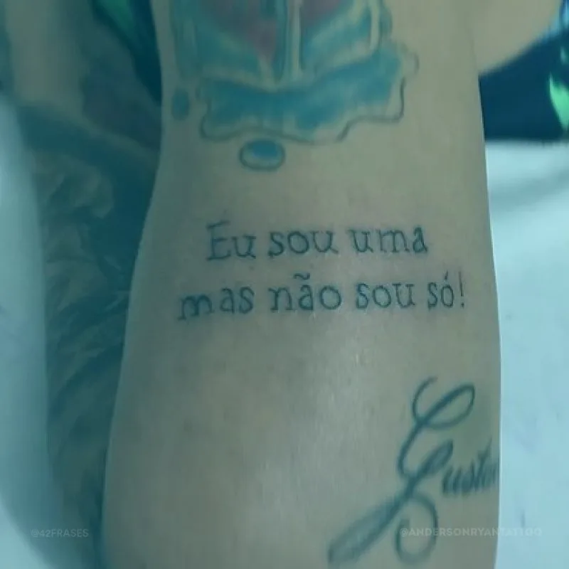 Eu sou uma, mas não sou só!