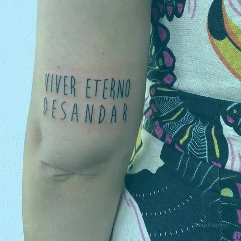 Viver eterno desandar.
