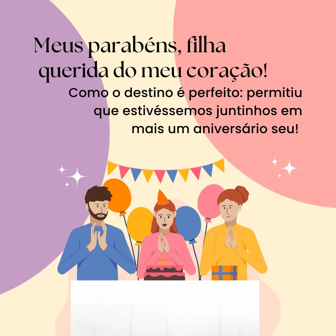 Como o destino é perfeito: permitiu que estivéssemos juntinhos em mais um aniversário seu! Meus parabéns, filha querida do meu coração.