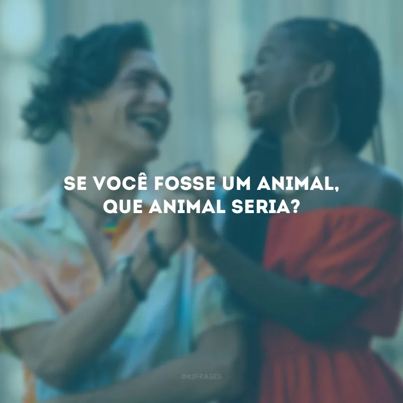 Se você fosse um animal, que animal seria?