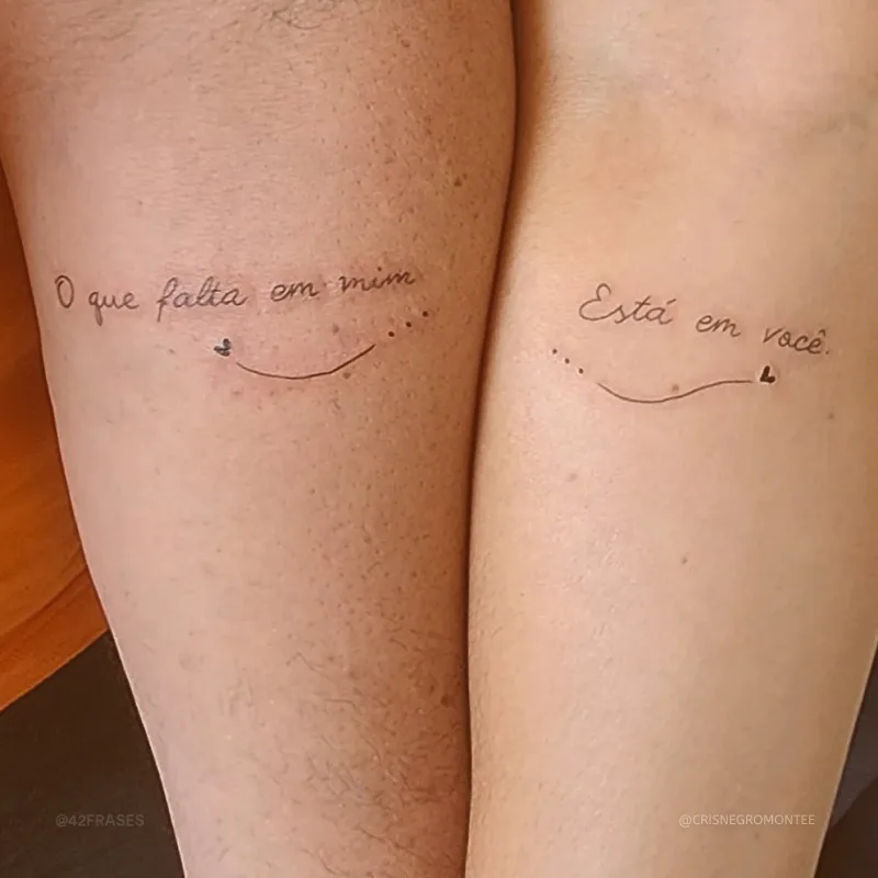 O que falta em mim está em você! 