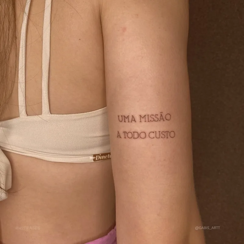 Uma missão a todo custo. 
