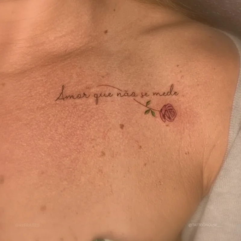 Amor que não se mede. 