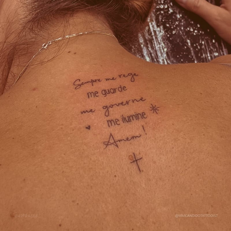 Sempre me rege, me guarde, me governe, me ilumine. Amém! 