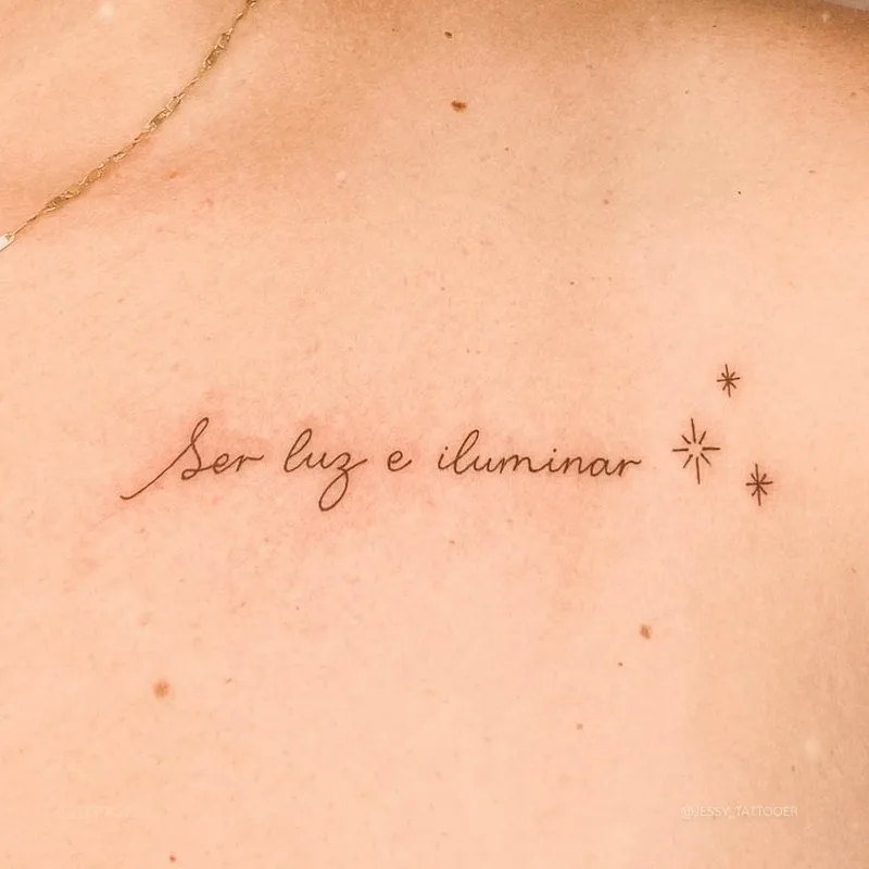 Ser luz e iluminar. 