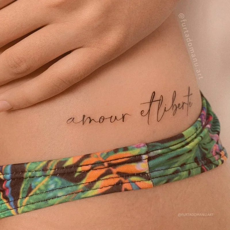 Amour et liberté. (Amor e liberdade.) 