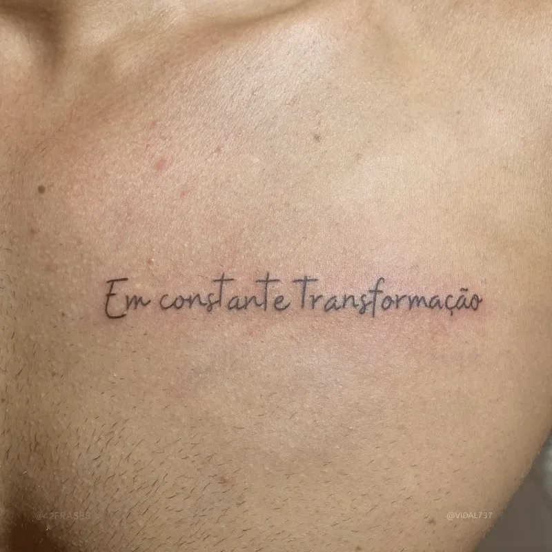 Em constante transformação.