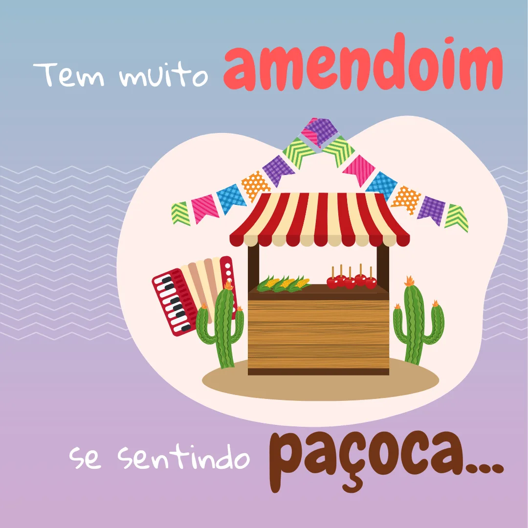 Tem muito amendoim se sentindo paçoca...