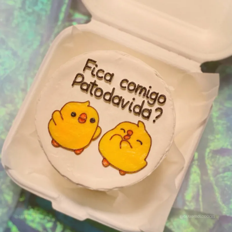 Fica comigo \"patodavida\"?