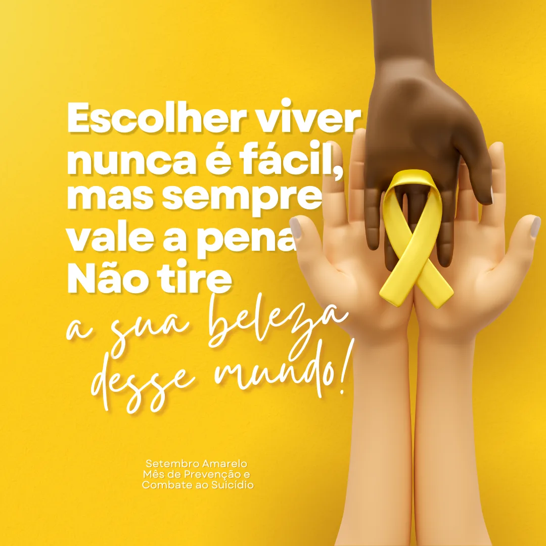 Escolher viver nunca é fácil, mas sempre vale a pena. Não tira a sua beleza desse mundo! 
